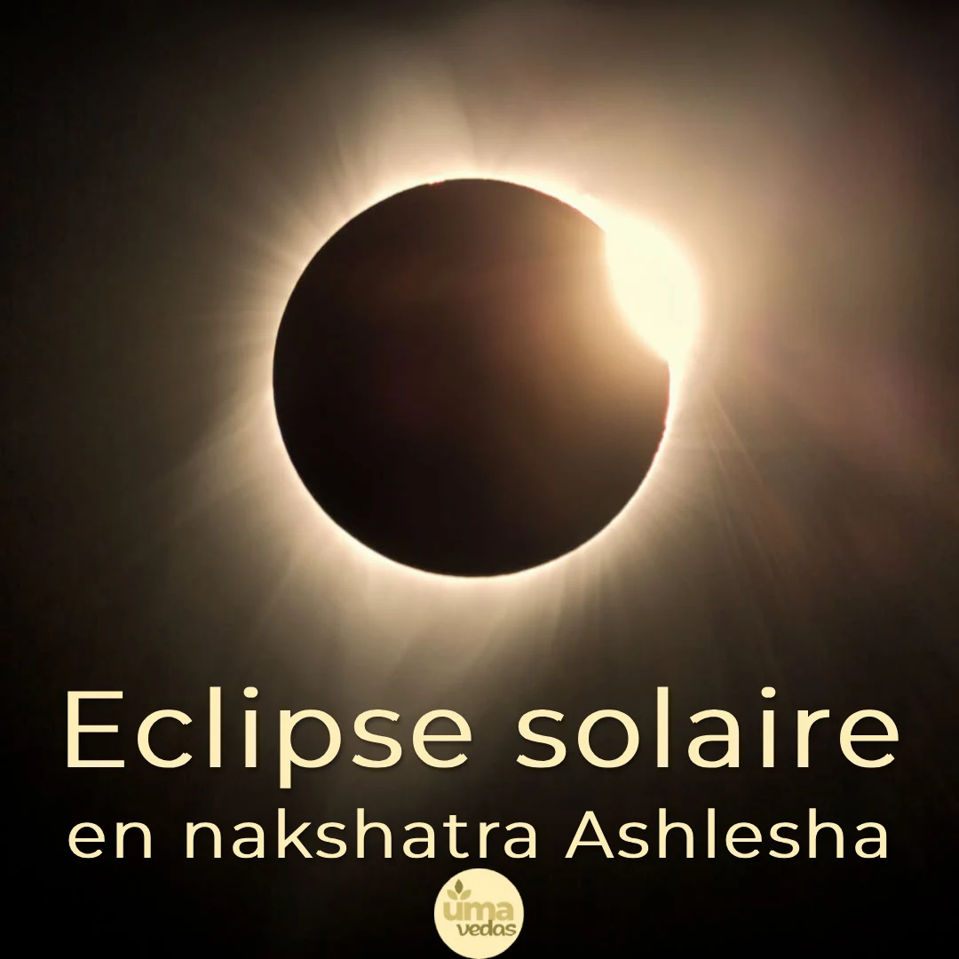 You are currently viewing Eclipse solaire totale en nakshatra Ashlesha
